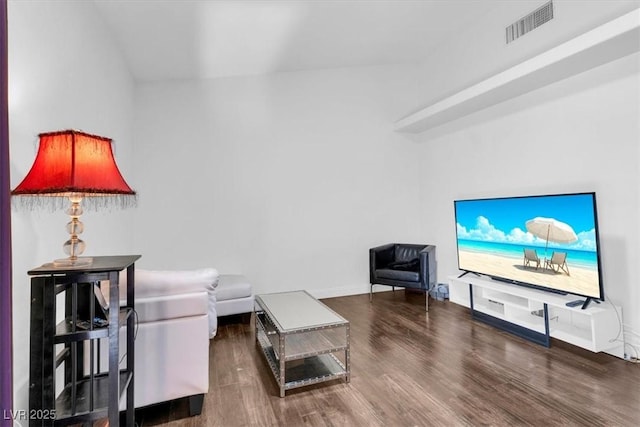 2851 S Valley View Blvd Unit 1120, Las Vegas, NV 89102 - living area with wood finished floors and baseboards