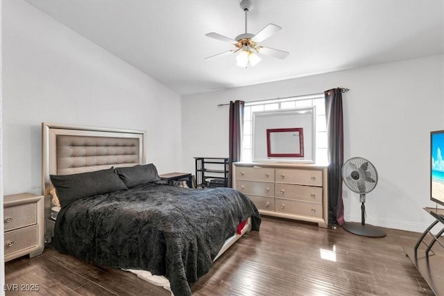 2851 S Valley View Blvd Unit 1120, Las Vegas, NV 89102 - bedroom with wood finished floors and ceiling fan
