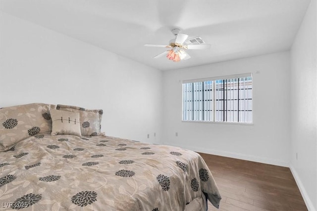 2851 S Valley View Blvd Unit 1120, Las Vegas, NV 89102 - bedroom featuring wood finished floors and ceiling fan