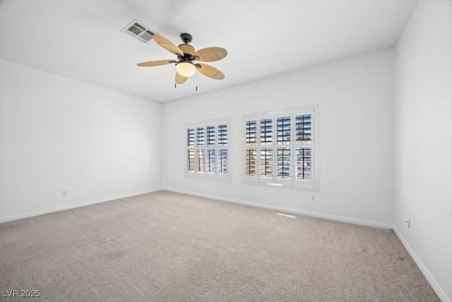 8970 Lansberry Ct, Las Vegas, NV 89147 - carpeted spare room with ceiling fan and baseboards