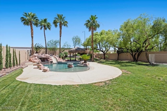 8970 Lansberry Ct, Las Vegas, NV 89147 - view of pool featuring a fenced backyard and a patio
