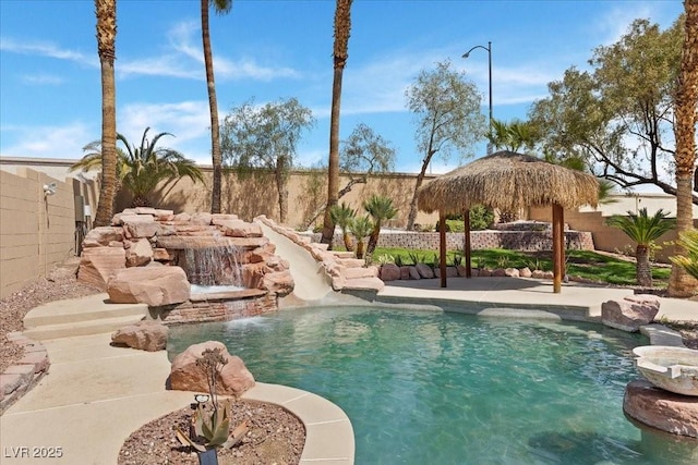 8970 Lansberry Ct, Las Vegas, NV 89147 - view of swimming pool with a fenced backyard