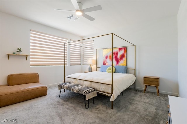 6927 Desert Finch St, North Las Vegas, NV 89084 - bedroom with carpet and a ceiling fan