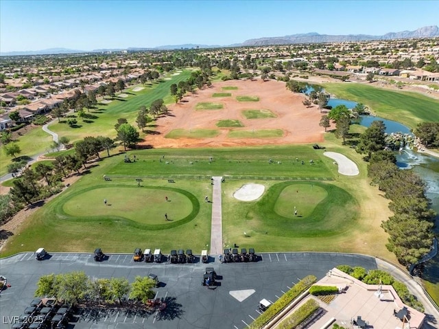 10413 Marymont Pl, Las Vegas, NV 89134 - aerial view of property and surrounding area featuring a water and mountain view and nearby suburban area