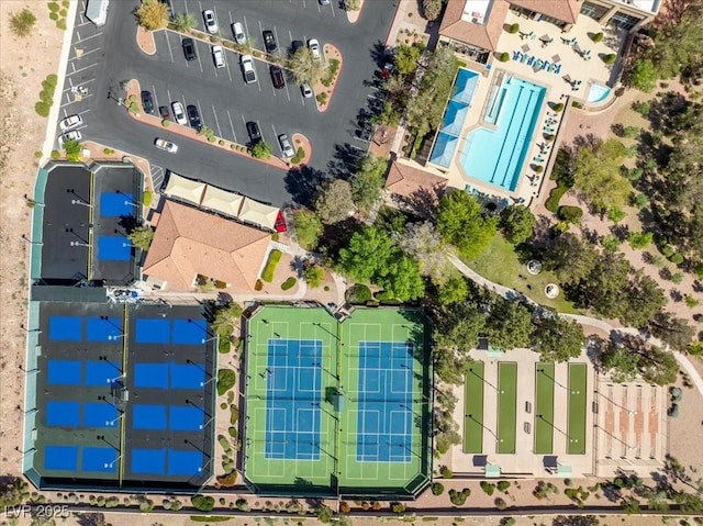 10413 Marymont Pl, Las Vegas, NV 89134 - drone / aerial view of a pool