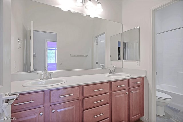 8604 Amber Autumn St, Las Vegas, NV 89131 - full bathroom with double vanity and bathtub / shower combination