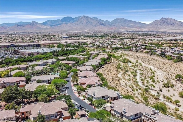 10640 Amber Ridge Dr Unit 101, Las Vegas, NV 89144 - aerial perspective of suburban area featuring a mountainous background
