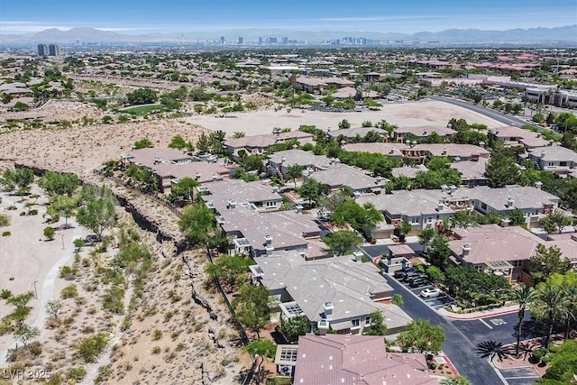 10640 Amber Ridge Dr Unit 101, Las Vegas, NV 89144 - aerial view of residential area with a mountainous background