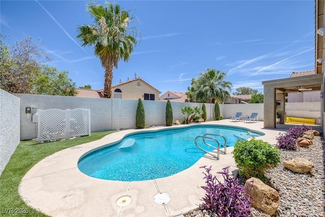 12 Golden View St, Henderson, NV 89012 - view of pool with a fenced backyard and a patio