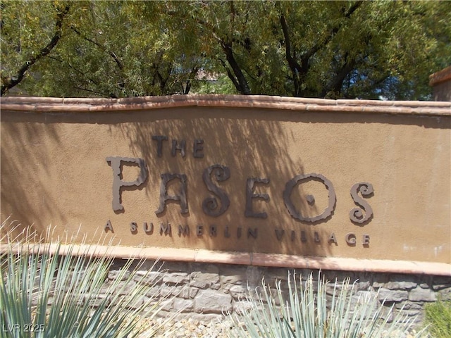 11832 Arenoso Dr, Las Vegas, NV 89138 - view of community sign