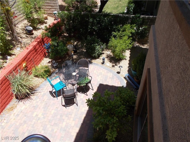 11832 Arenoso Dr, Las Vegas, NV 89138 - view of patio / terrace with outdoor dining space