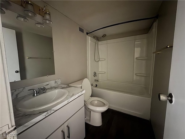 3930 University Center Dr Unit 901, Las Vegas, NV 89119 - bathroom featuring vanity, shower / washtub combination, and wood finished floors