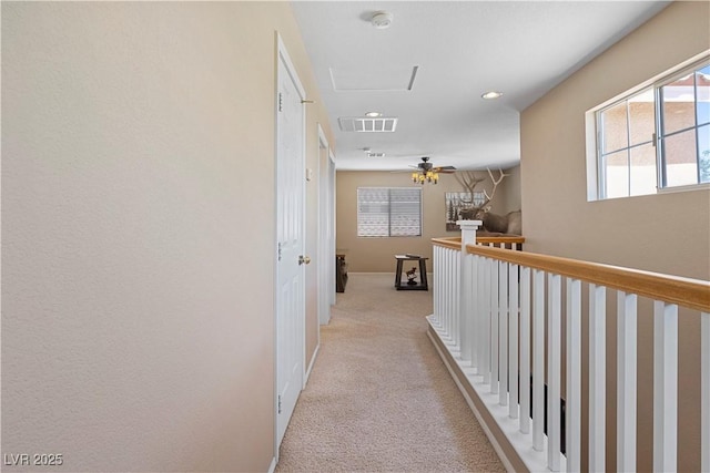 2366 Brockton Way, Henderson, NV 89074 - corridor with light carpet and recessed lighting
