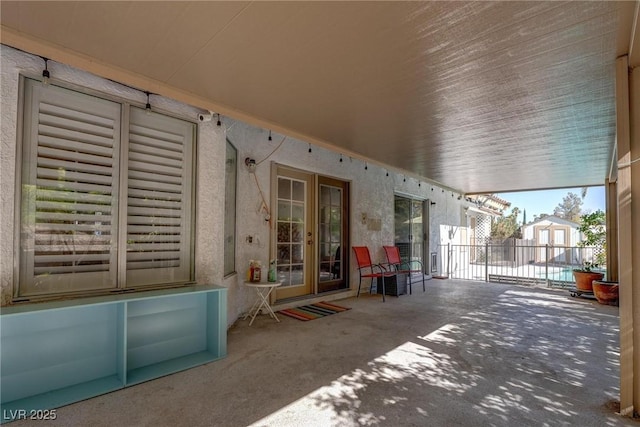 1516 Frandosa Ln, Las Vegas, NV 89117 - view of patio featuring a shed