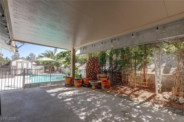 1516 Frandosa Ln, Las Vegas, NV 89117 - fenced backyard with a patio area and an outdoor structure