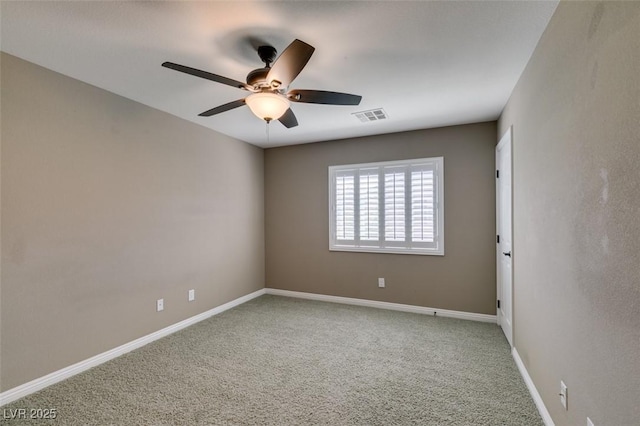 11063 Mount George St, Las Vegas, NV 89179 - empty room with ceiling fan and carpet flooring