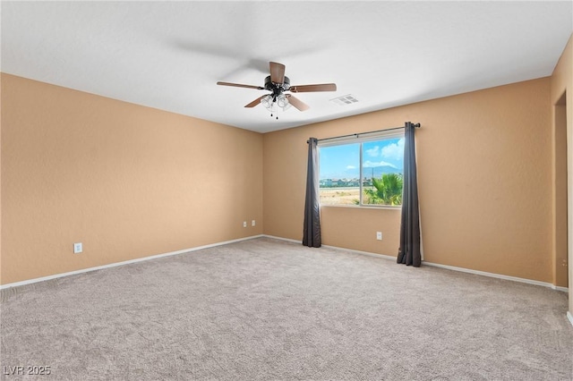 9175 Titan Hill Ct, Las Vegas, NV 89148 - carpeted empty room with a ceiling fan and baseboards