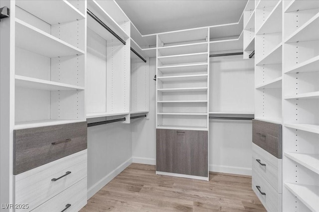 7627 Boca Raton Dr, Las Vegas, NV 89113 - walk in closet featuring light wood-style flooring