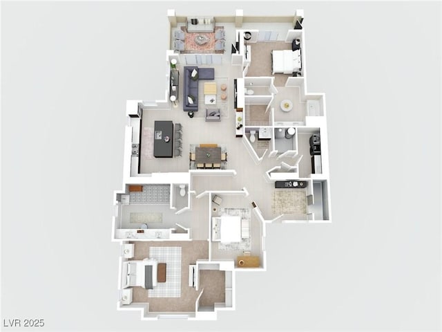 120 Los Cabos Dr Unit 301, Las Vegas, NV 89144 - view of room layout