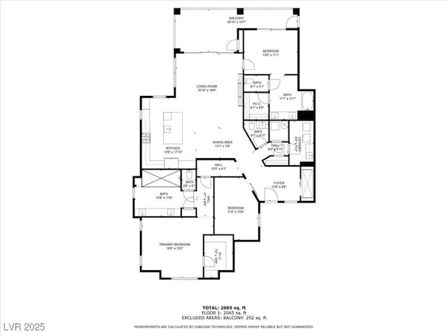 120 Los Cabos Dr Unit 301, Las Vegas, NV 89144 - view of property floor plan