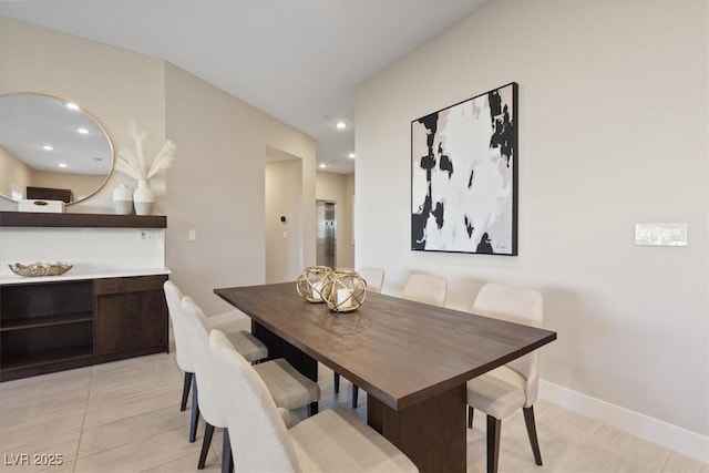 120 Los Cabos Dr Unit 301, Las Vegas, NV 89144 - dining area with recessed lighting and baseboards
