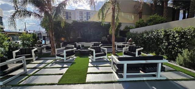 4471 Dean Martin Dr Unit 1104, Las Vegas, NV 89103 - view of patio / terrace featuring outdoor lounge area