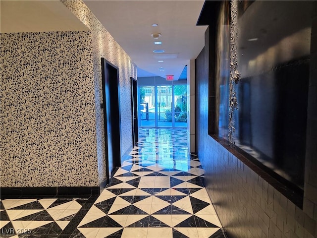 4471 Dean Martin Dr Unit 1104, Las Vegas, NV 89103 - corridor featuring tile patterned flooring