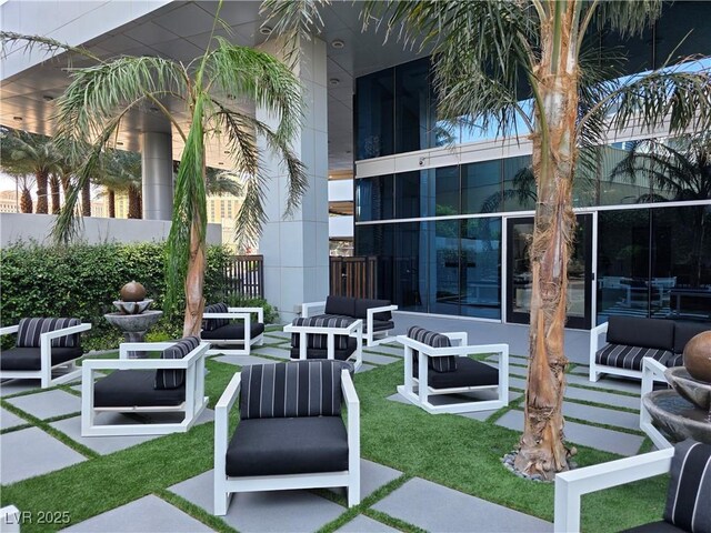 4471 Dean Martin Dr Unit 1104, Las Vegas, NV 89103 - view of patio / terrace with an outdoor hangout area