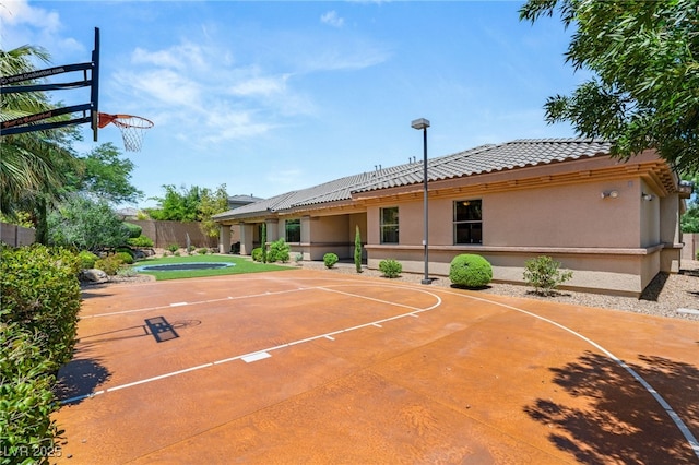 9747 Cathedral Pines Ave, Las Vegas, NV 89149 - view of basketball court with basketball hoop