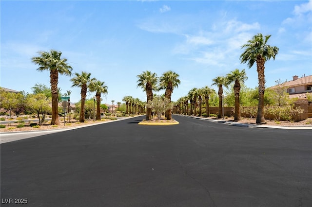9747 Cathedral Pines Ave, Las Vegas, NV 89149 - view of asphalt street featuring curbs and sidewalks
