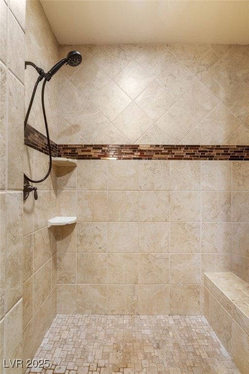 9747 Cathedral Pines Ave, Las Vegas, NV 89149 - full bathroom featuring a tile shower