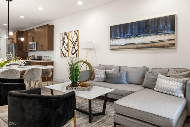 11756 Emerald Lake Ave, Las Vegas, NV 89138 - living area with recessed lighting and baseboards