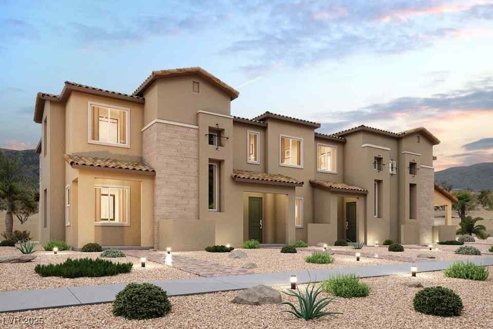 172 Freeport View Pl, Henderson, NV 89011 - mediterranean / spanish-style house with a tile roof and stucco siding
