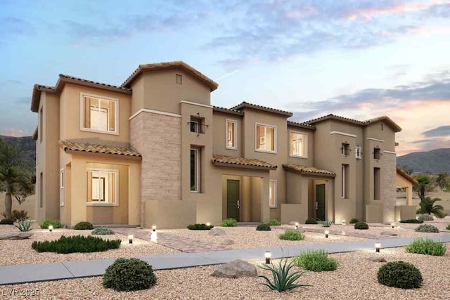 172 Freeport View Pl, Henderson, NV 89011 - mediterranean / spanish-style house with a tile roof and stucco siding