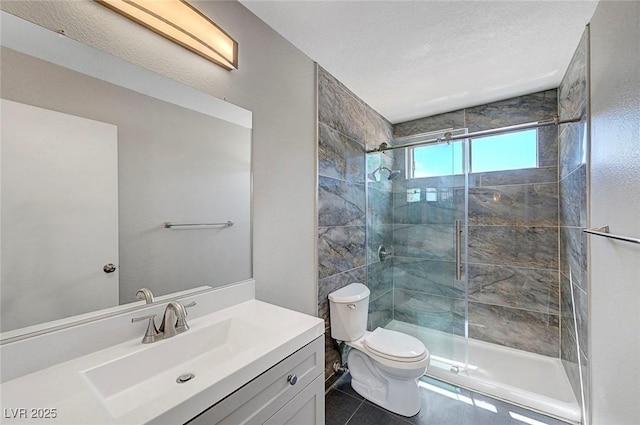 901 Carnival Ave, Las Vegas, NV 89123 - full bath featuring vanity, a shower stall, and tile patterned flooring