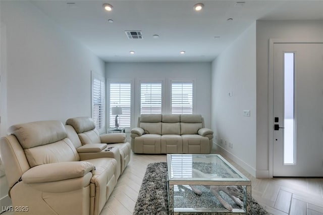 9844 Kings Glen St, Las Vegas, NV 89141 - living area with healthy amount of natural light and recessed lighting