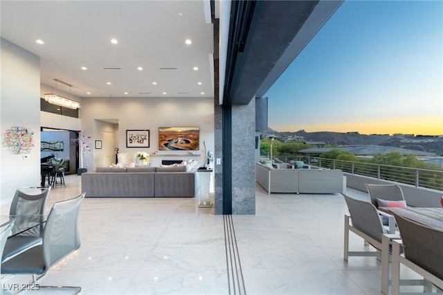 671 Scenic Rim Dr, Henderson, NV 89012 - patio / terrace with an outdoor living space