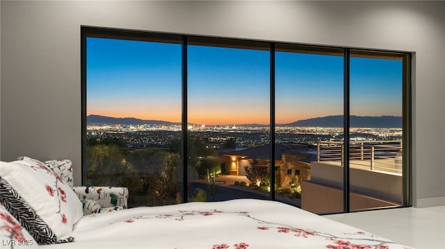 671 Scenic Rim Dr, Henderson, NV 89012 - bedroom with a mountain view