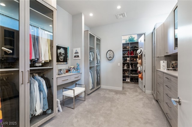 671 Scenic Rim Dr, Henderson, NV 89012 - walk in closet with light carpet