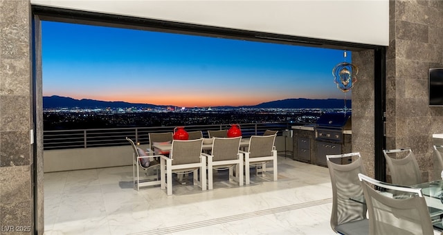 671 Scenic Rim Dr, Henderson, NV 89012 - view of patio with outdoor dining area and area for grilling