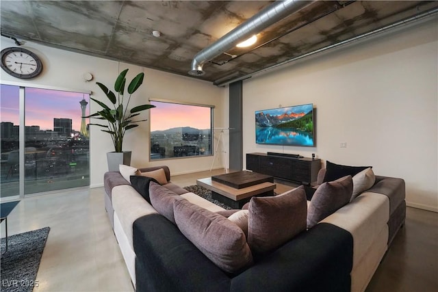 900 Las Vegas Blvd Unit 912, Las Vegas, NV 89101 - living room featuring concrete flooring