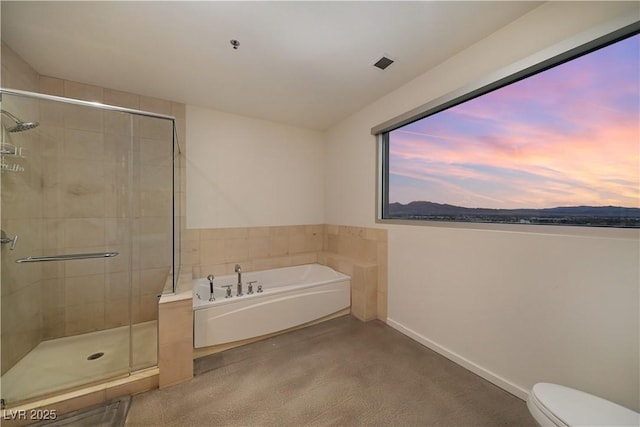 900 Las Vegas Blvd Unit 912, Las Vegas, NV 89101 - bathroom featuring a stall shower and a bath