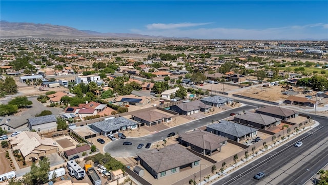5851 Slate Rock Ct, Las Vegas, NV 89149 - aerial view of residential area featuring mountains