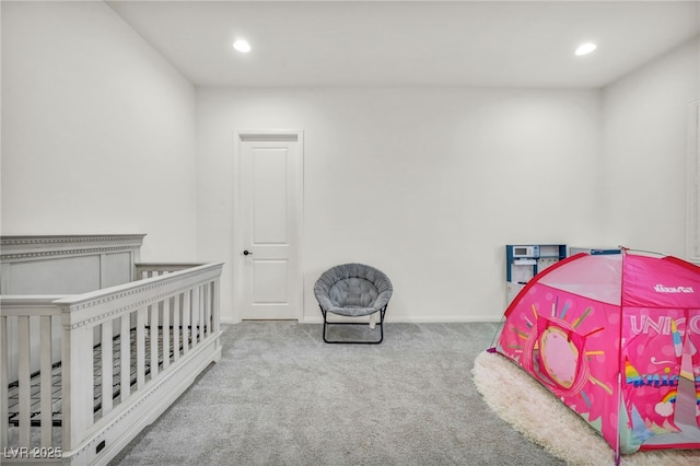 5851 Slate Rock Ct, Las Vegas, NV 89149 - carpeted bedroom featuring recessed lighting