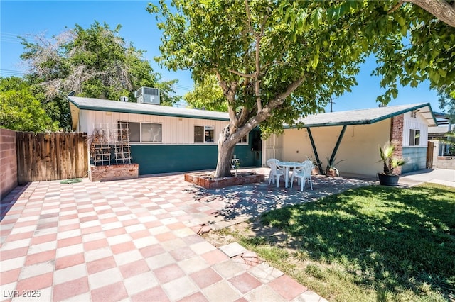 1904 Fontenelle St, Las Vegas, NV 89102 - view of front of house featuring a patio area and brick siding