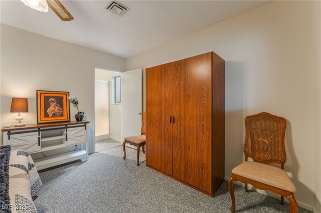 1904 Fontenelle St, Las Vegas, NV 89102 - sitting room featuring carpet flooring and a ceiling fan