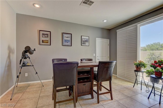 1904 Via Firenze, Henderson, NV 89044 - dining space with light tile patterned flooring and recessed lighting