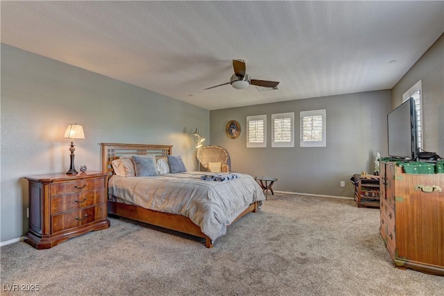 1904 Via Firenze, Henderson, NV 89044 - carpeted bedroom with multiple windows and ceiling fan