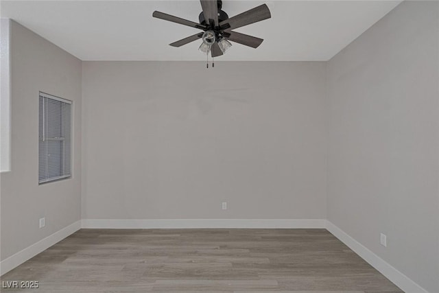 5751 E Hacienda Ave Unit 159, Las Vegas, NV 89122 - unfurnished room with a ceiling fan and light wood-style floors