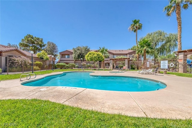 5751 E Hacienda Ave Unit 159, Las Vegas, NV 89122 - community pool featuring a patio area
